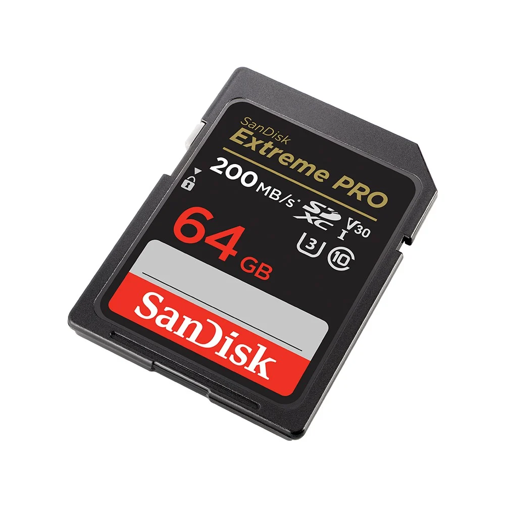 64GB SD Card SANDISK Extreme Pro SDSDXXU-064G-GN4IN (200MB/s.)