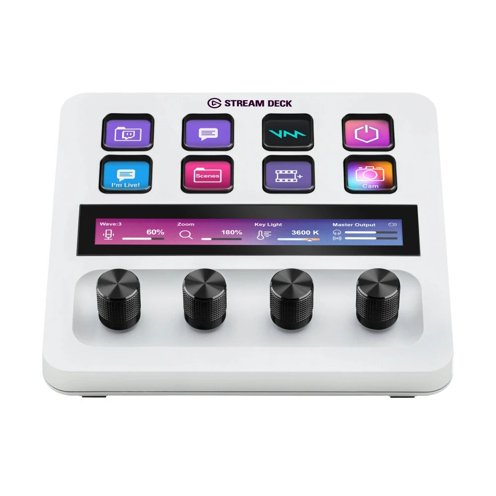 KEYPAD (แผงแป้นพิเศษ) ELGATO STREAM DECK+ (WHITE)