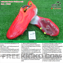 Adidas Copa Sense+ FG (แดง x ขาว) : FY6217
