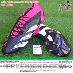 Adidas Predator Accuracy.1 FG (ดำ x ขาว x ชมพู) : GW4569