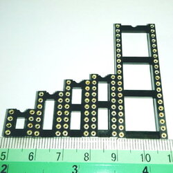 Round Hole 8 Pins DIP Sockets