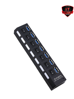 USB 3.0 HUB 7 PORT + ADAPTER