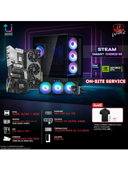 ULTRA 7 265K - 20C/20T /3Y / ALPHA2 A36 [BLACK] /5Y / B860-P-WIFI /3Y / 32GB [16×2] 6000MHz (BLACK) /LT / M.2 1TB /5Y / RTX 5070 X3 OC 12GB GDDR7 /3Y / 850W PSU : 80 PLUS GOLD /7Y / P50 DS [BLACK] MID-TOWER /2Y SN2910251B12863Y