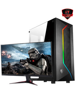 คอมประกอบมือสอง AMD RYZEN 5 3400G*มือสอง* / A320M-A PRO DDR4*มือสอง* / 8GB 8x1 2400 *มือสอง* / M.2 512 GB / GTX1050TI/4GB*มือสอง* / (80+ WHITE) 600W *มือสอง* / MSI MAG VAMPIRIC 100L / Monitor 23.8'' IPS 180Hz / NKM-623 / RAZEAK MP-RZ / 805BLK Bl