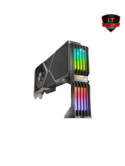ANTEC RGB GPU SUPPORT BRACKET [SUPPORT GRAPHICS CARD & ENRICH CHASSIS] : AT-GPUH-ARGB-BK