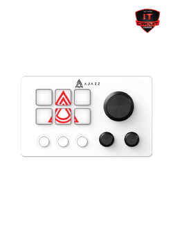 Keypad (คีย์แพด) AJAZZ STREAM DECK(AKP03) White SN071025T270H
