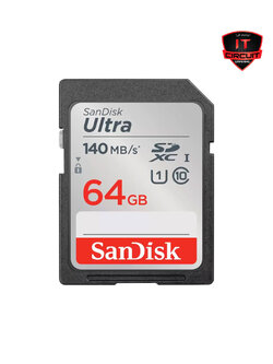 SD Card 64GB SANDISK SDSDUNB-064G-GN6IN (140MB)