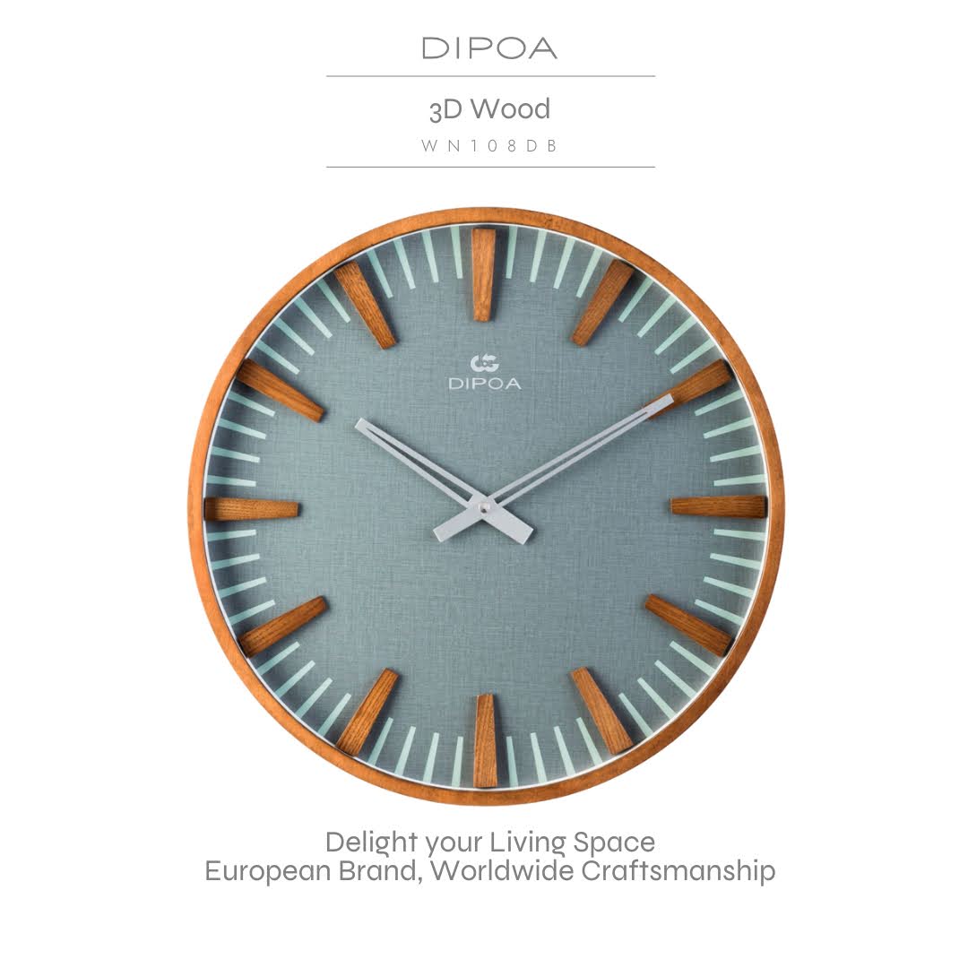 นาฬิกาแขวนผนัง นาฬิกาติดผนัง DIPOA รุ่นWN108DB