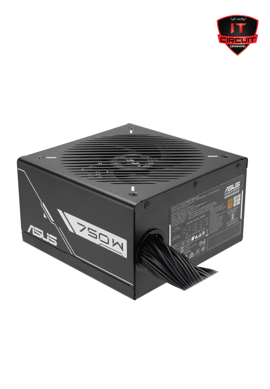 POWER SUPPLY (อุปกรณ์จ่ายไฟ) (80+BRONZE) 750W. ASUS PRIME SN29925T250H