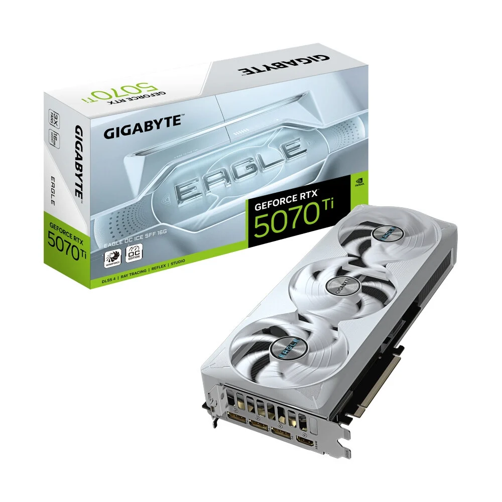 VGA(การ์ดจอ) GIGABYTE GEFORCE RTX 5070 TI EAGLE ICE OC - 16GB GDDR7