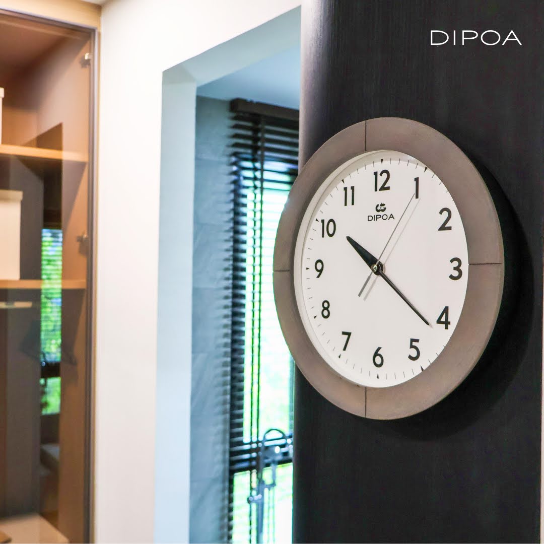 นาฬิกาแขวนผนัง นาฬิกาติดผนัง DIPOA รุ่น WN119GY