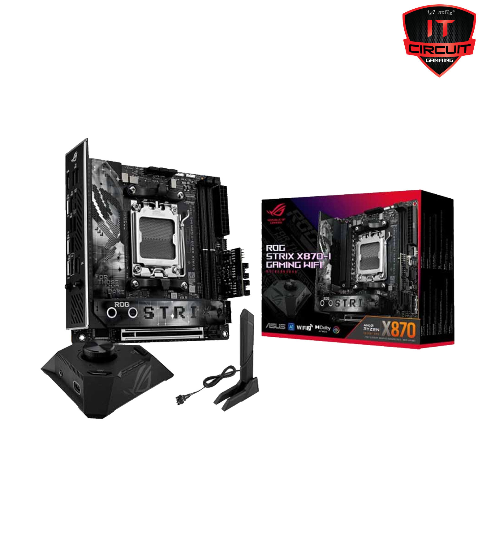 MAINBOARD (เมนบอร์ด) ASUS ROG STRIX X870-I GAMING WIFI - AMD SOCKET AM5 DDR5 MINI-ITX