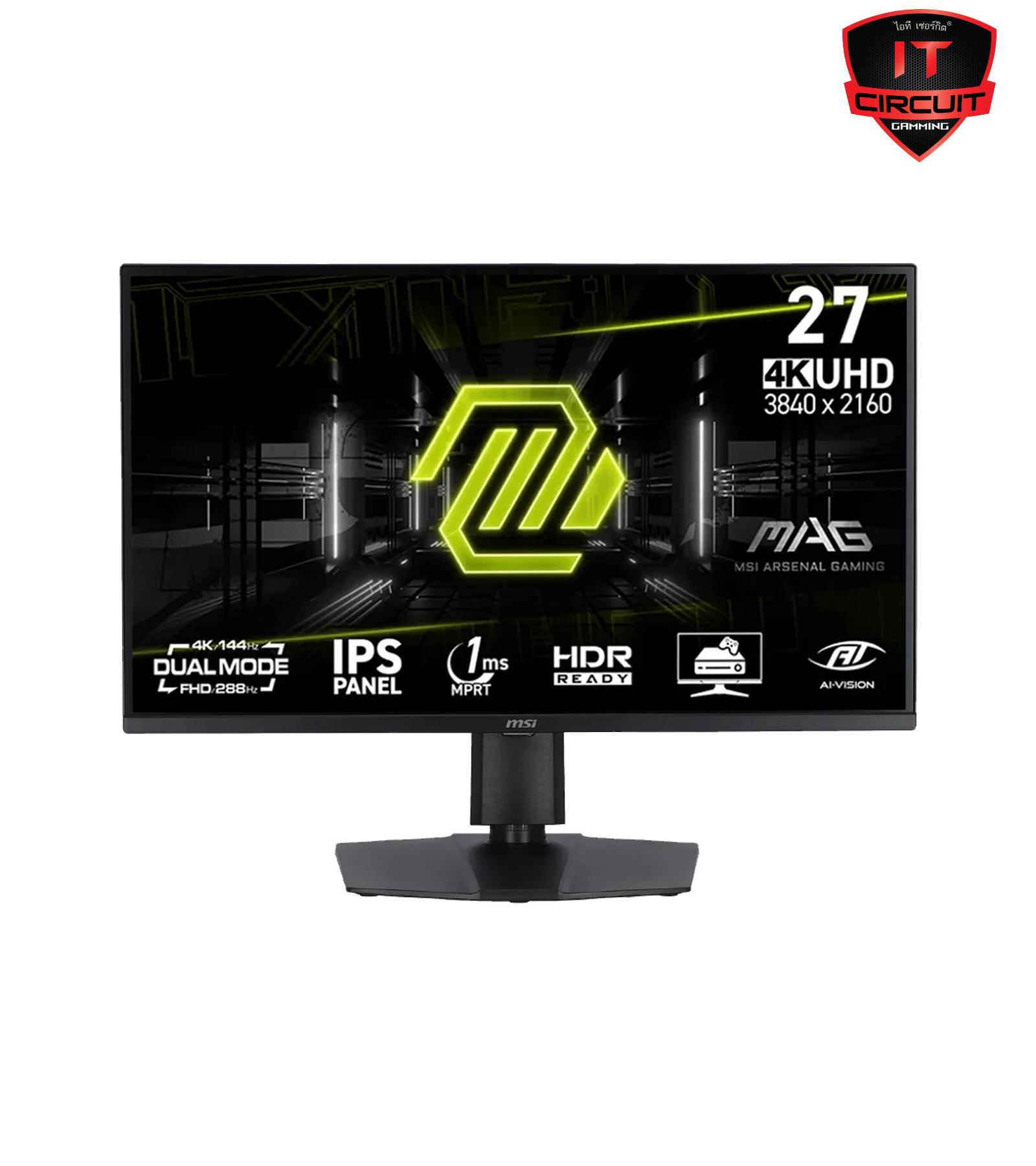MONITOR (จอมอนิเตอร์) 27'' MSI MAG 275UPD E14 (IPS, HDMI, DP) 4K 144Hz