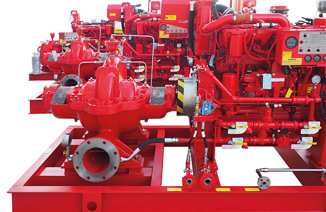 Electra NFPA-20 Diesel Fire Pump Cap: 750 US.gpm., Head : 120 psi