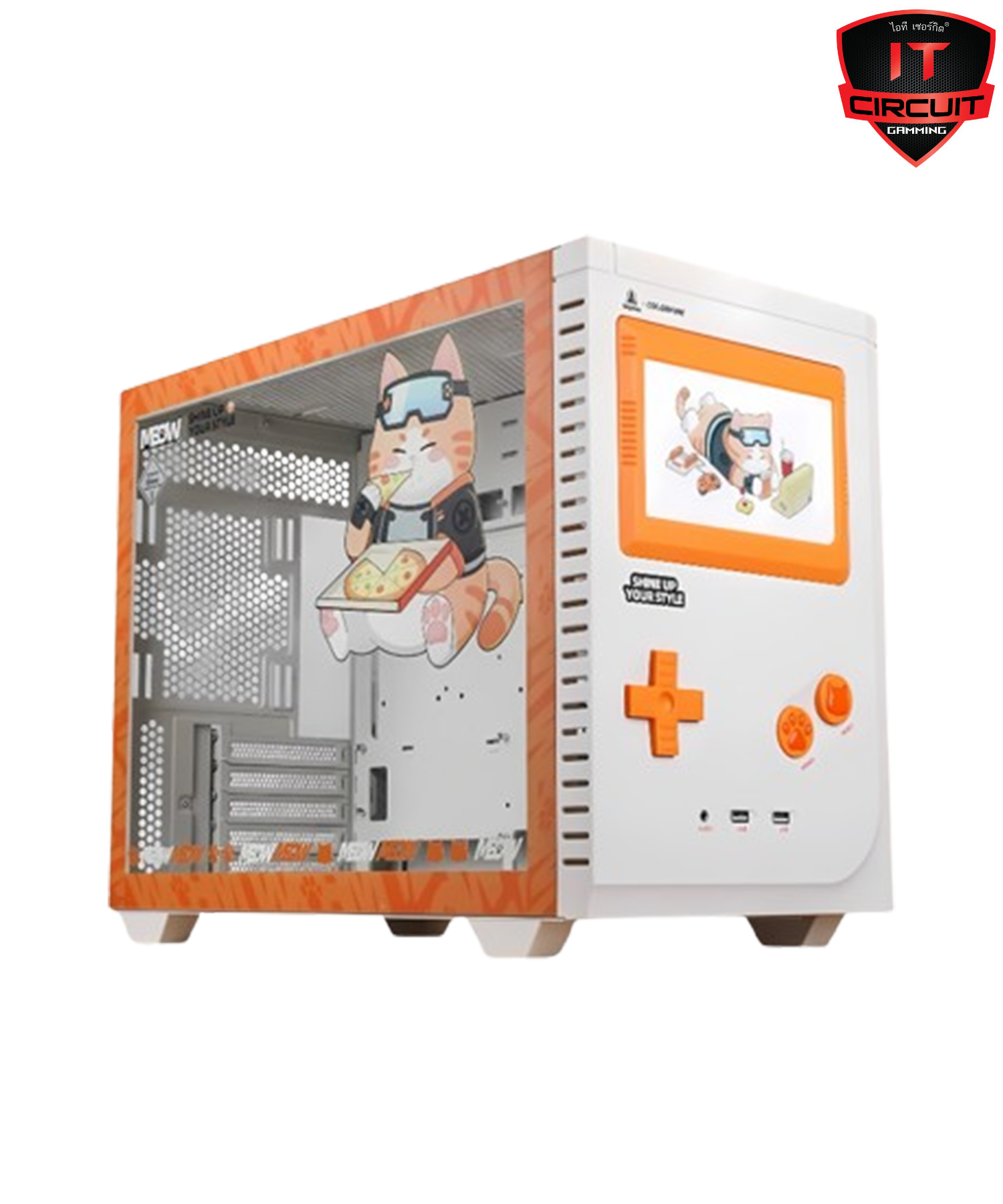 Caes (เคส) Orange Shadow Gaming meow