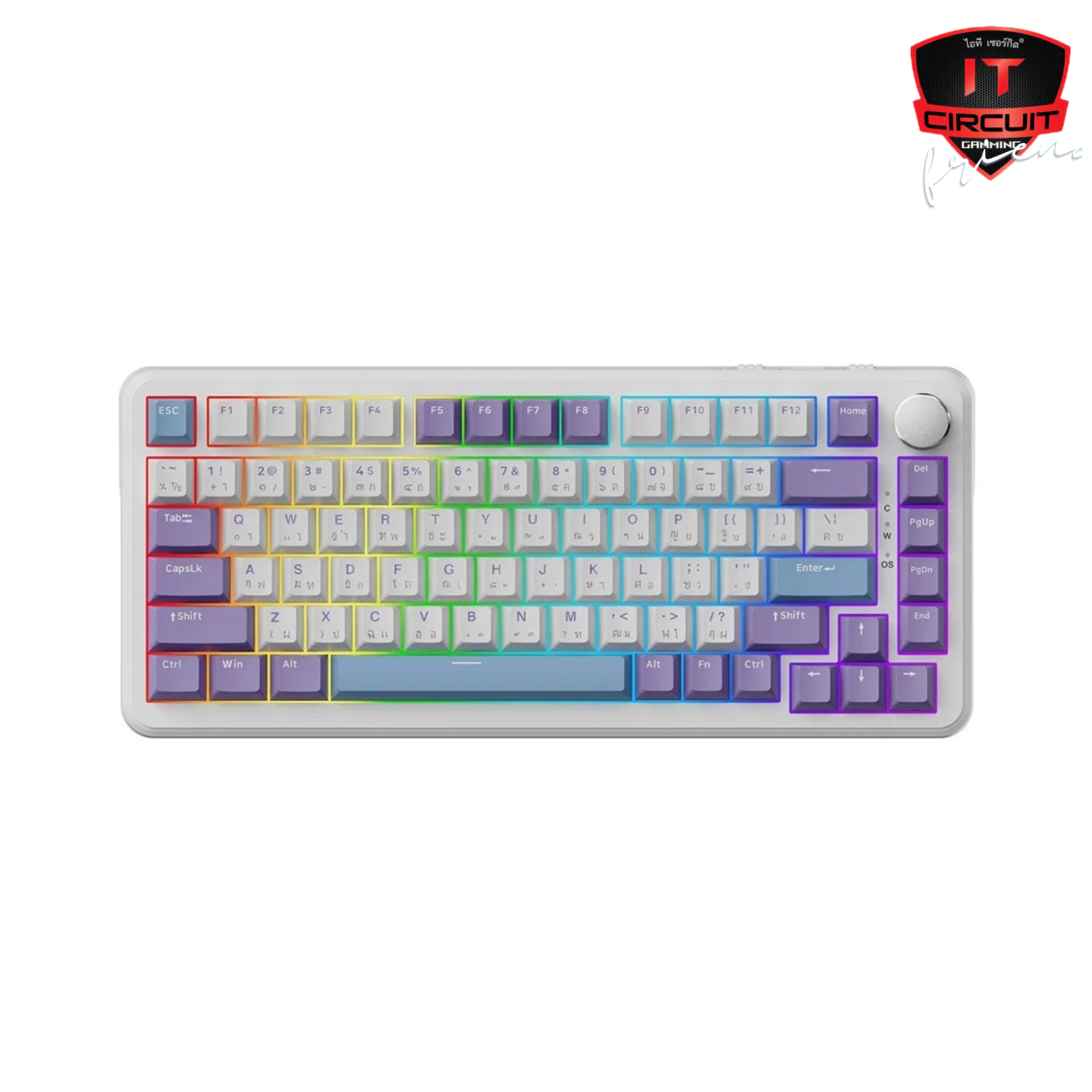 KEYBOARD (คีย์บอร์ด) AJAZZ AK820MAX MOUNTAIN MIST - MAGNETIC SWITCH