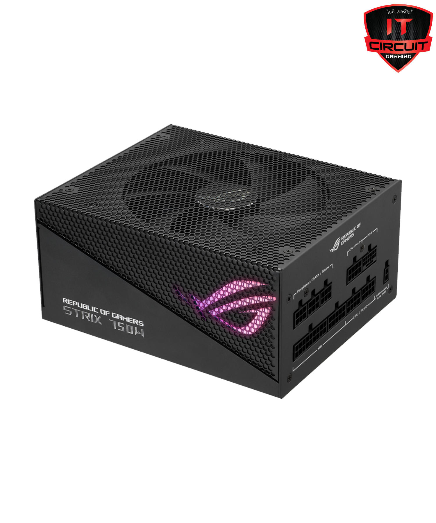 POWER SUPPLY (อุปกรณ์จ่ายไฟ) ASUS ROG STRIX 750W GOLD AURA EDITION - 750W 80 PLUS GOLD (BLACK) (ATX)