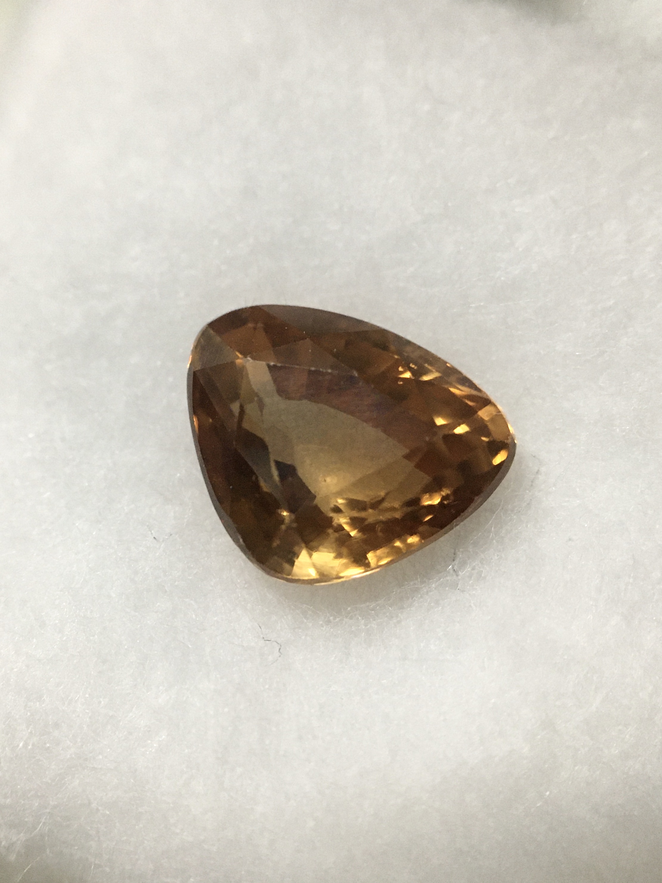 ZIRCON เพทาย แท้ 2.58 กะรัต พลอยแท้ ประกายเพชร เนื้อใส ไฟดี สวย น่าสะสม