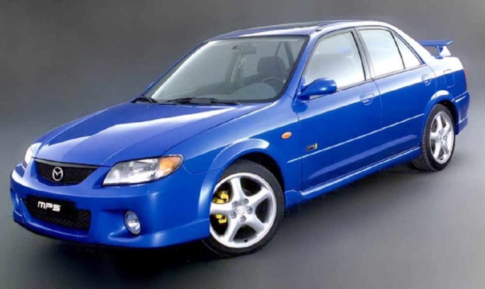 ชุดผ้าเบรคหน้า-หลัง LH/RH MAZDA 323 PROTEGE ปี 1998-2004 (1 ชุด) เทียบ / รูปจริง
