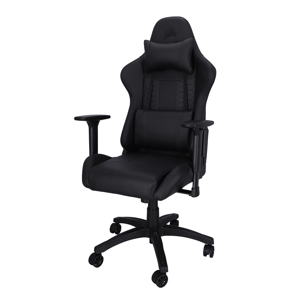 CHAIR (เก้าอี้เกมมิ่ง) CORSAIR TC100 RELAXED LEATHERETTE BLACK SN2910251B1299Y