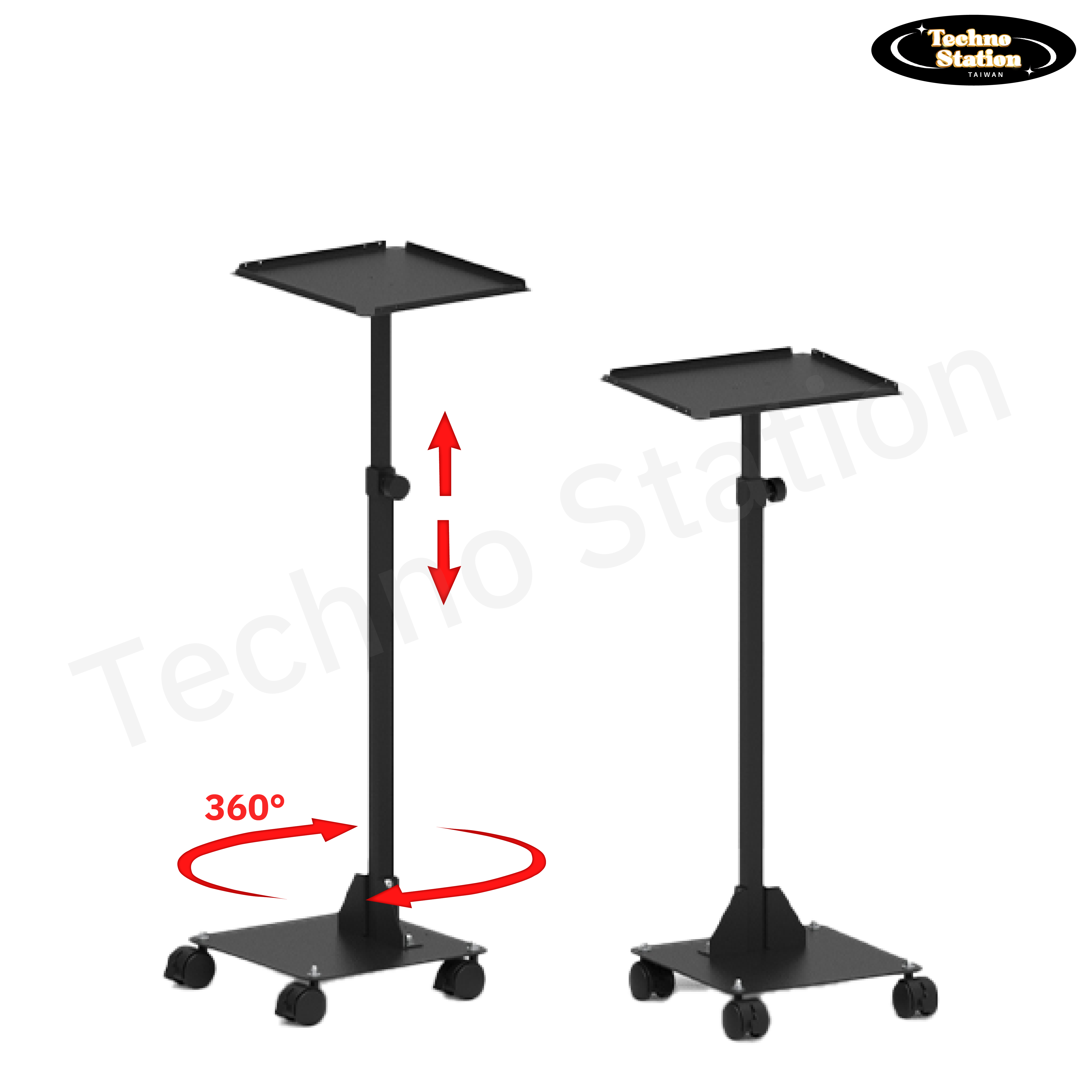 โต๊ะวาง Projector และ Laptop ปรับระดับ รุ่น TECHNO16