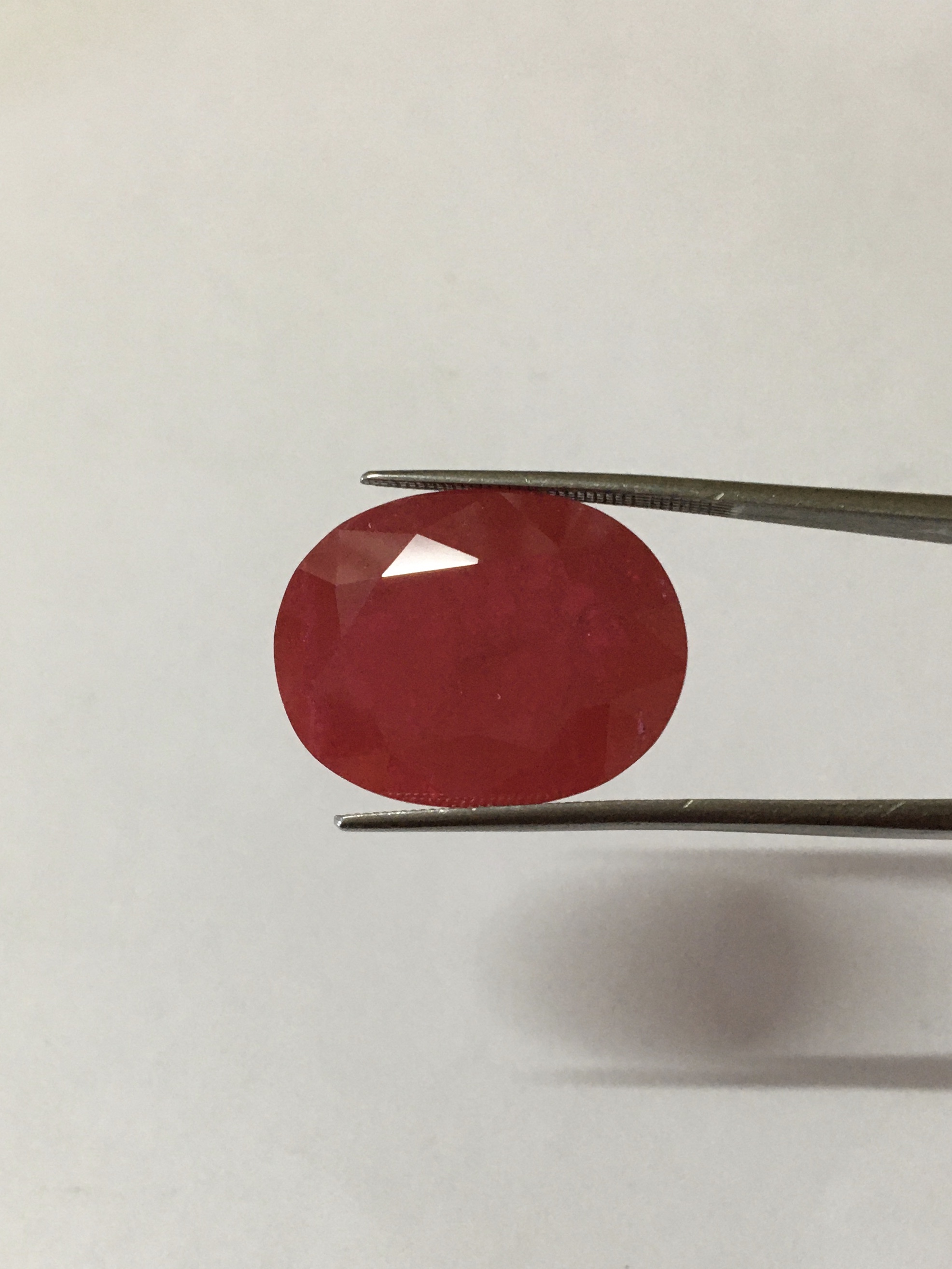 (ของจริงสวยมาก)ทับทิมโคลนนิ่ง 16 กะรัต สีแดงสดฉ่ำ เนื้อสวย ใส ไฟดี ไม่พอใจยินดีตืนเงิน