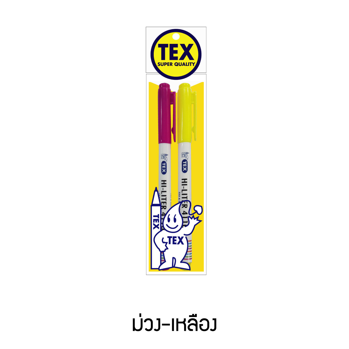 TEX HI-LITER 4110 แพ็ค 2 ด้าม (มีให้เลือก 7 สี)