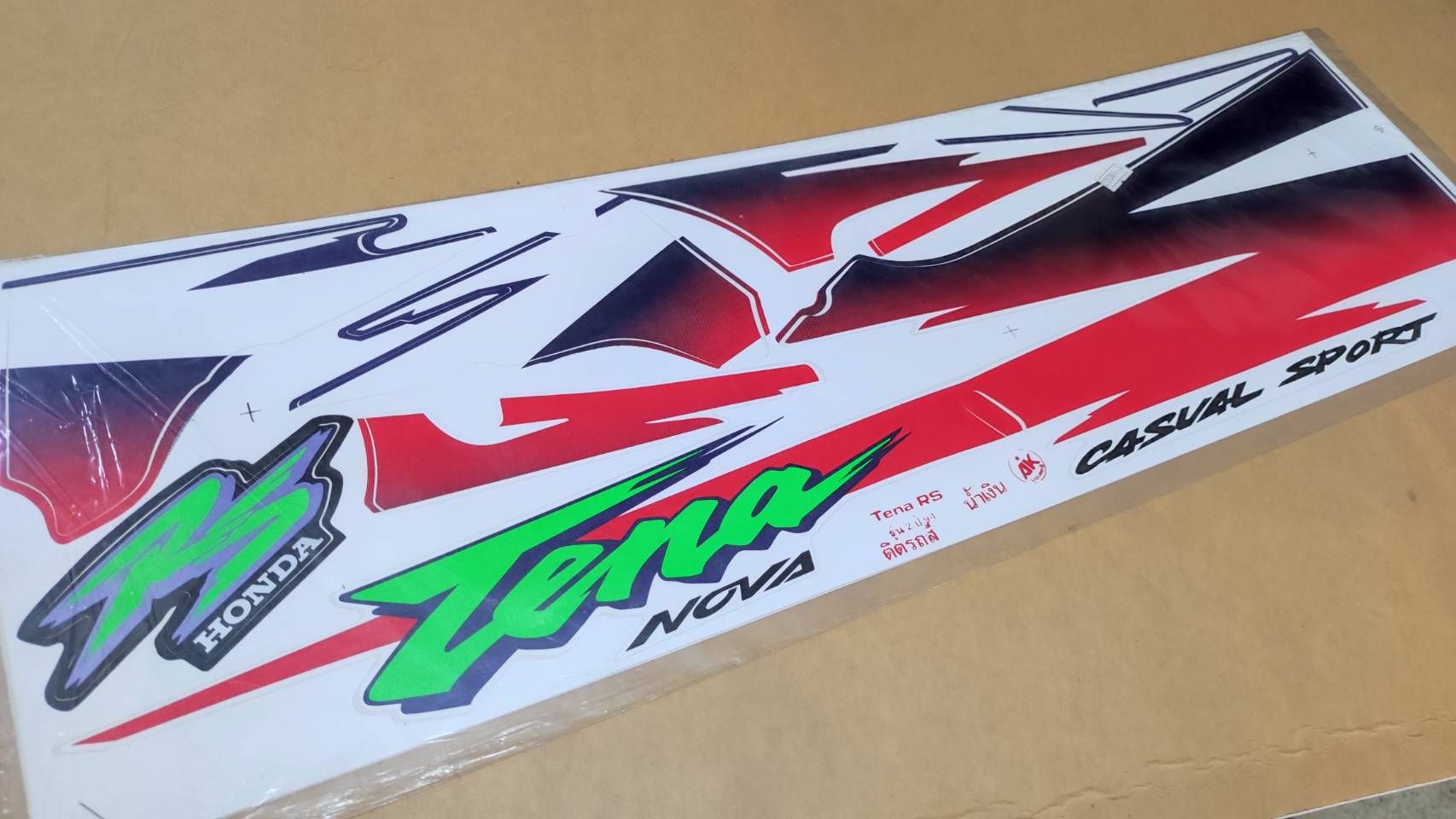 สติกเกอร์ ฮอนด้า เทน่า Tena 93/94 รถน้ำเงิน