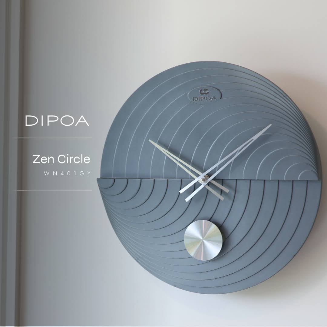 นาฬิกาแขวนผนัง นาฬิกาติดผนัง DIPOA รุ่น WN401GY