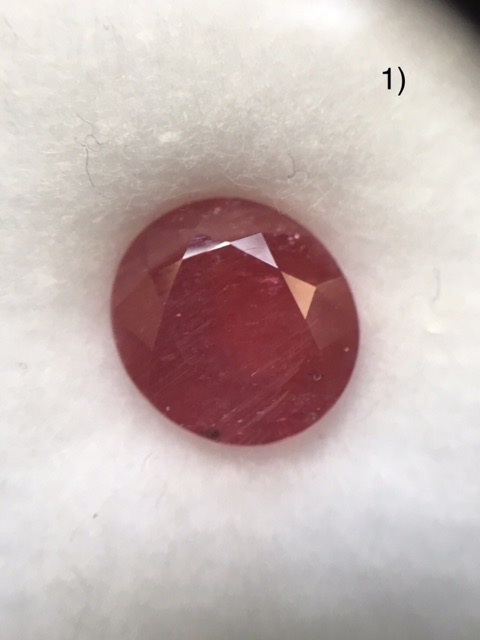 (เริ่มต้น 3360 บาท) ทับทิมแท้ เนื้อใส สีสด สวยมากเว่อร์ ไม่พอใจยินดีคืนเงิน