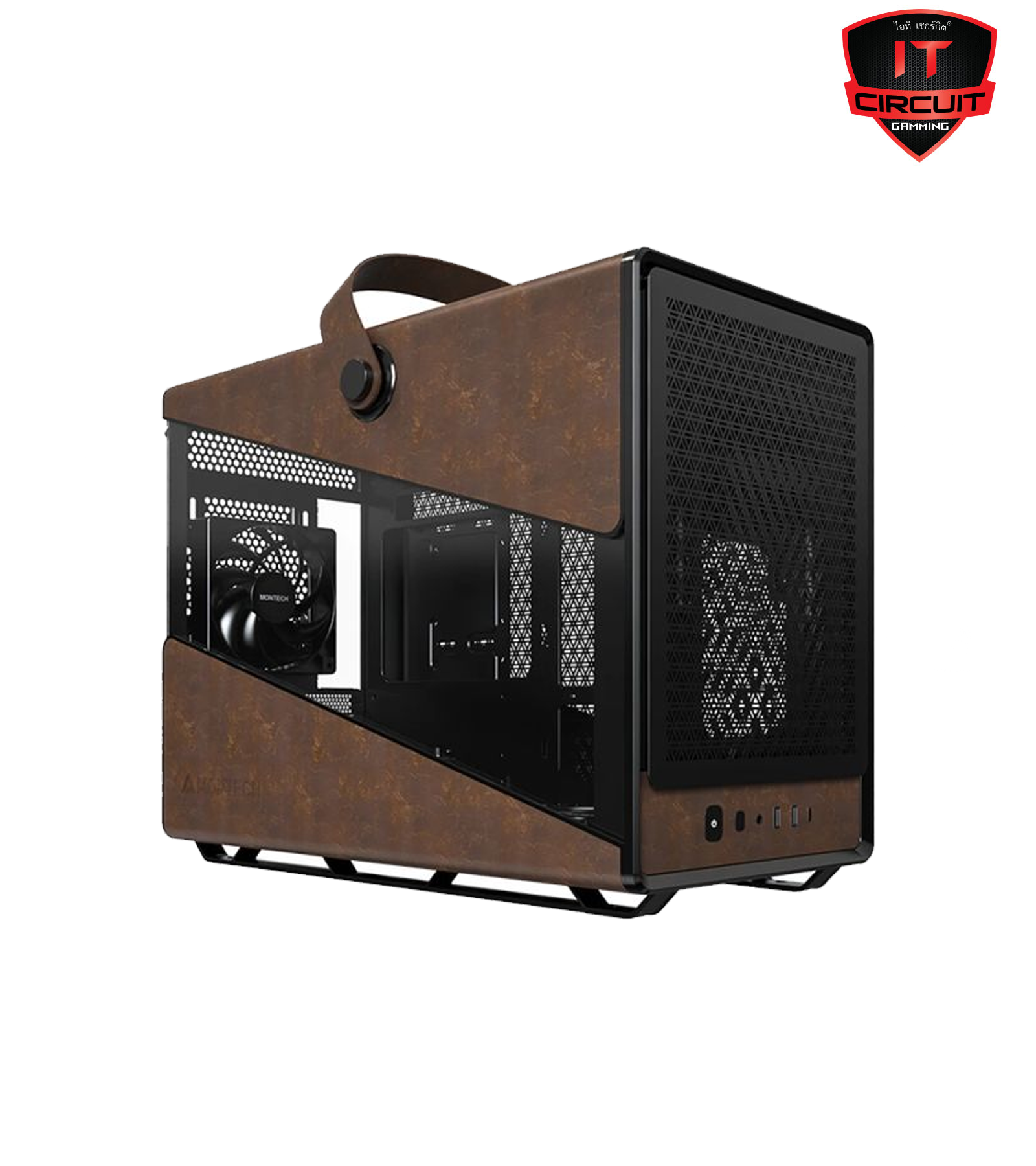 CASE (เคส) (NP) MONTECH mATX HERITAGE PRO BLACK