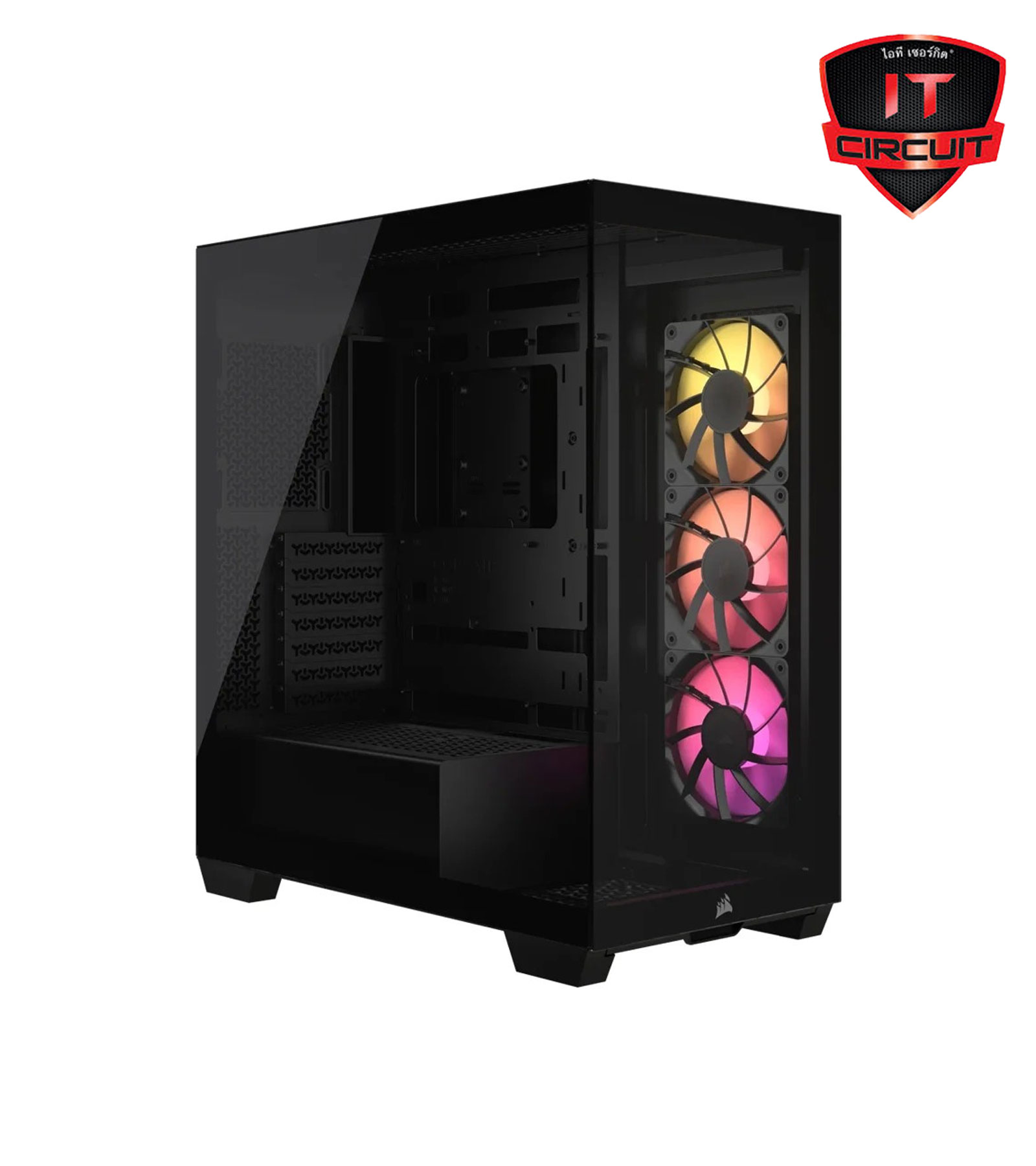 ATX CASE (NP) CORSAIR 3500X ARGB TEMPERED GLASS BLACK