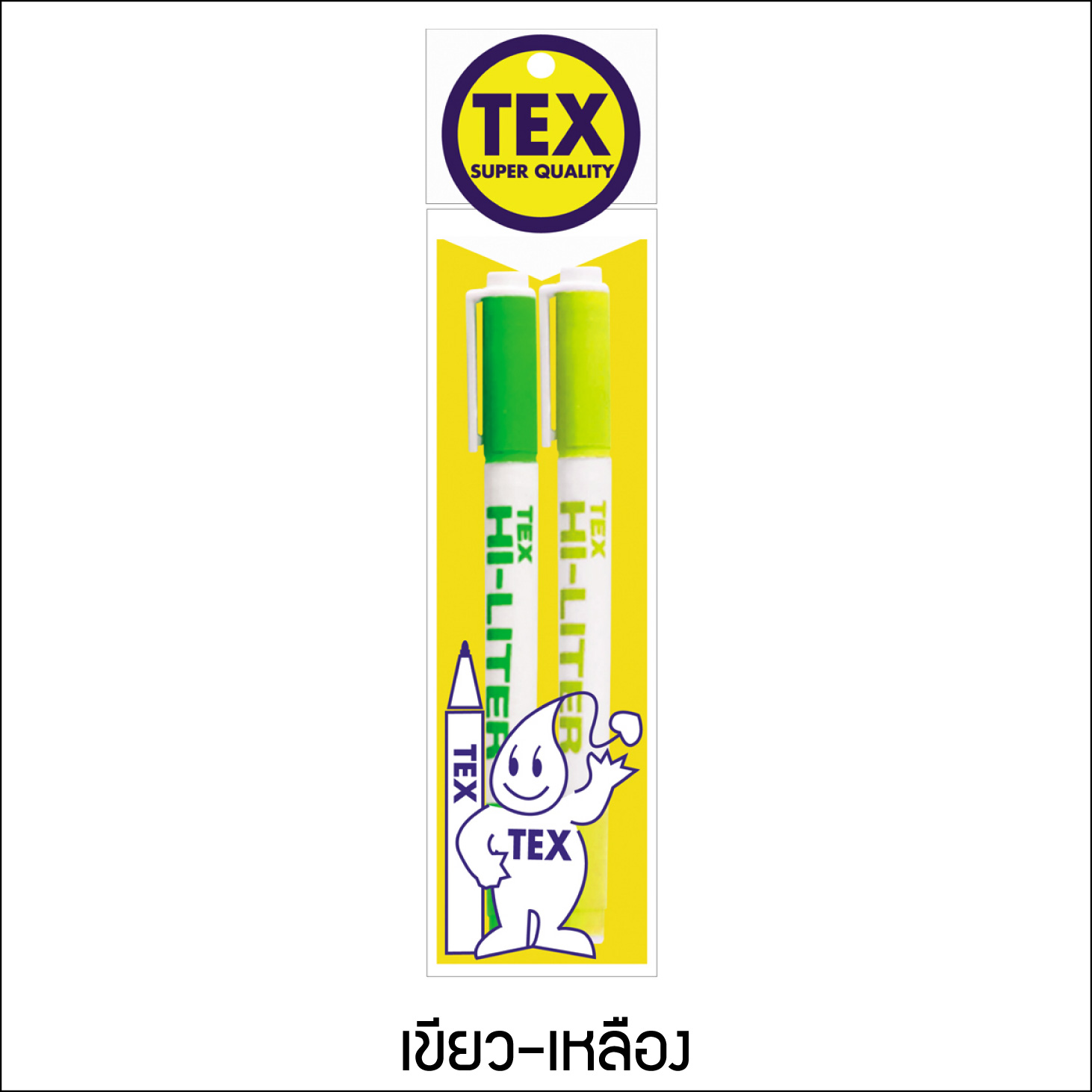 TEX HI-LITER Twin แพ็ค 2 ด้าม (มีให้เลือก 5 สี)