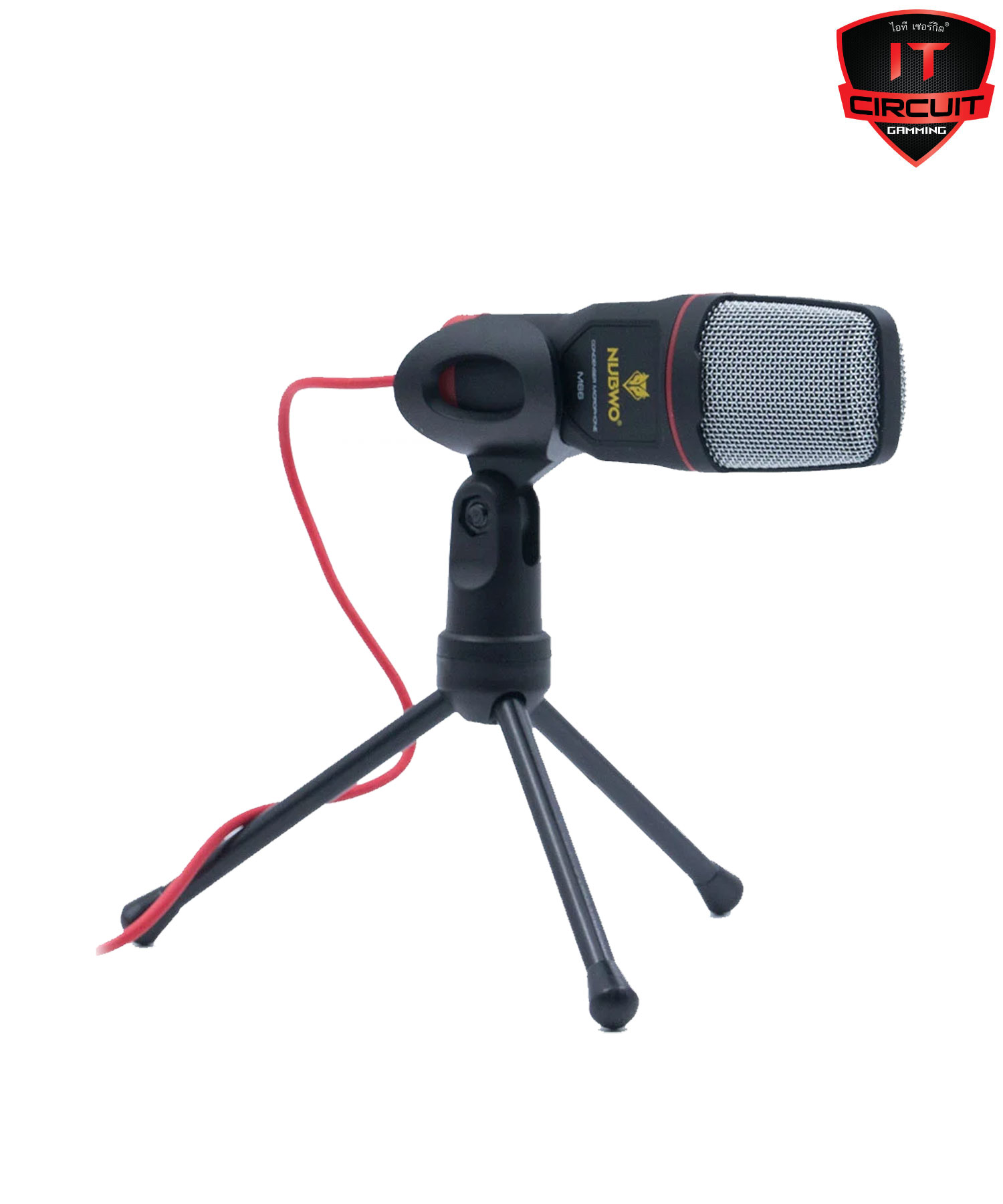 MICROPHONE (ไมโครโฟน) NUBWO M66 CONDENSER MICROPHONE (RED)