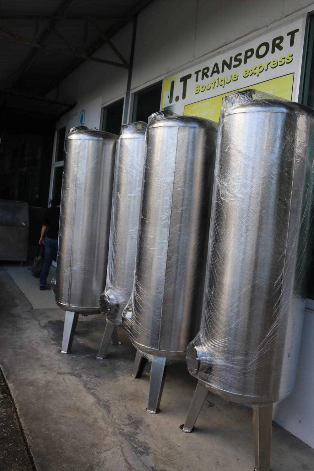 ถังกรองสแตนเลส24นิ้วสูง150หนา2มม