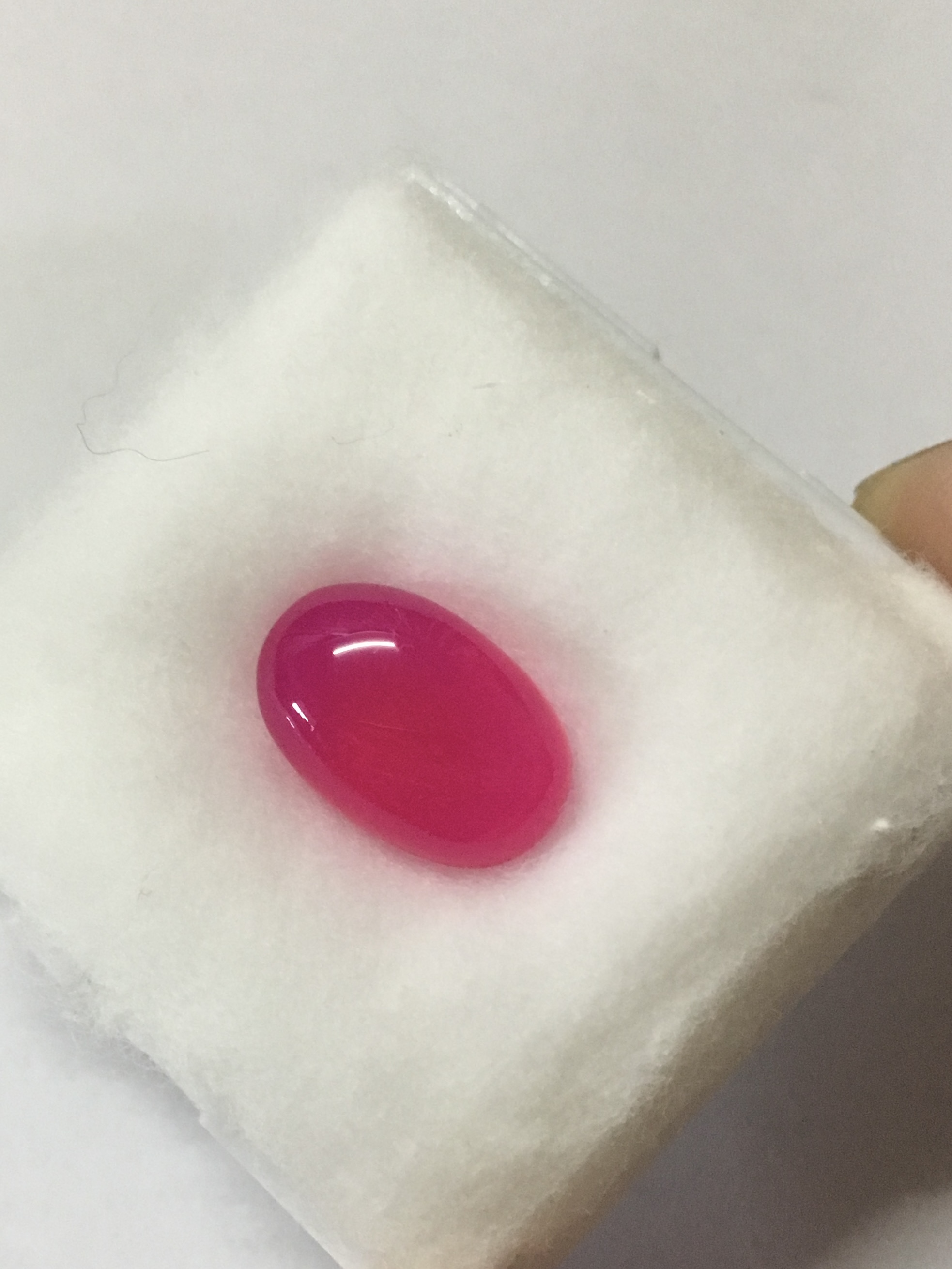 AGATE โมราแท้ 6.59 cts. สีชมพูสด หวานหยดมากแม่ พลอยแท้ราคาเบาหวิวจ้า