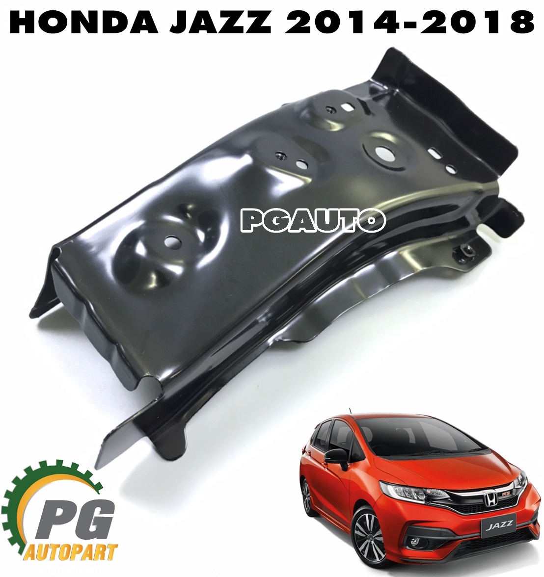 โครงเหล็กตัวบนหน้า LH HONDA JAZZ GK ปี 2014-2018 (1 ชิ้น) แท้ศูนย์ / รูปจริง