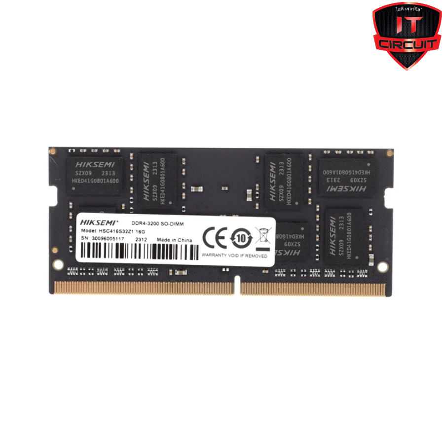 RAM (แรม) DDR4(3200, NB) 16GB HIKSEMI SN031025T10H