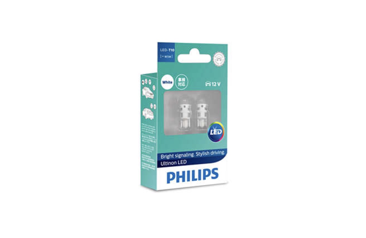 PHILIPS LED หลอดไฟหรี่ T10 6000K