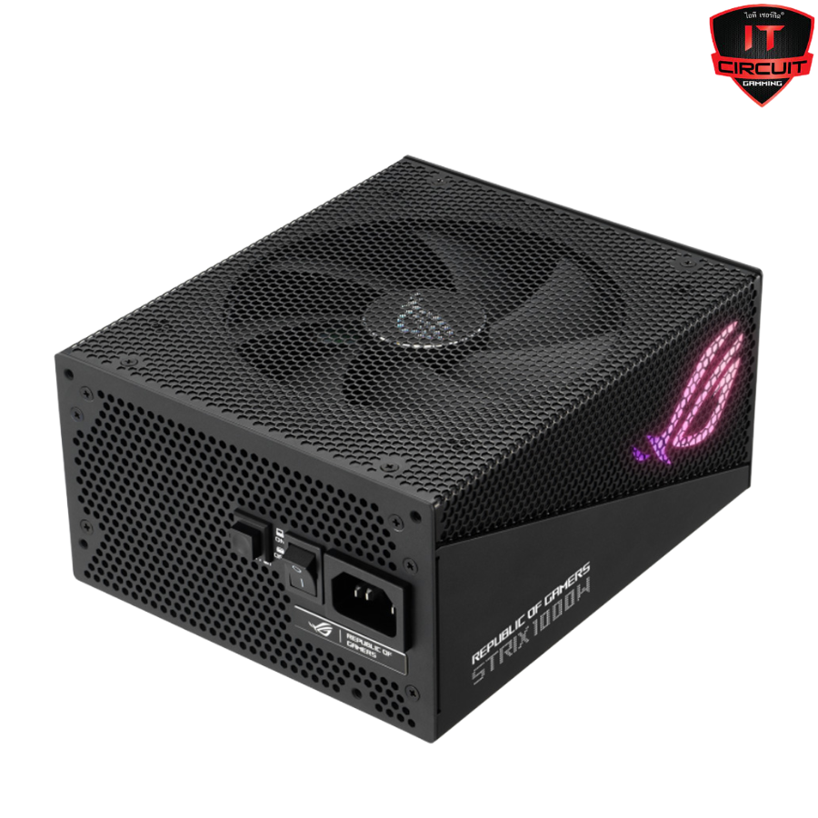 POWER SUPPLY (อุปกรณ์จ่ายไฟ) ASUS ROG STRIX 1000W GOLD AURA EDITION - 1000W 80 PLUS GOLD (BLACK) (ATX)