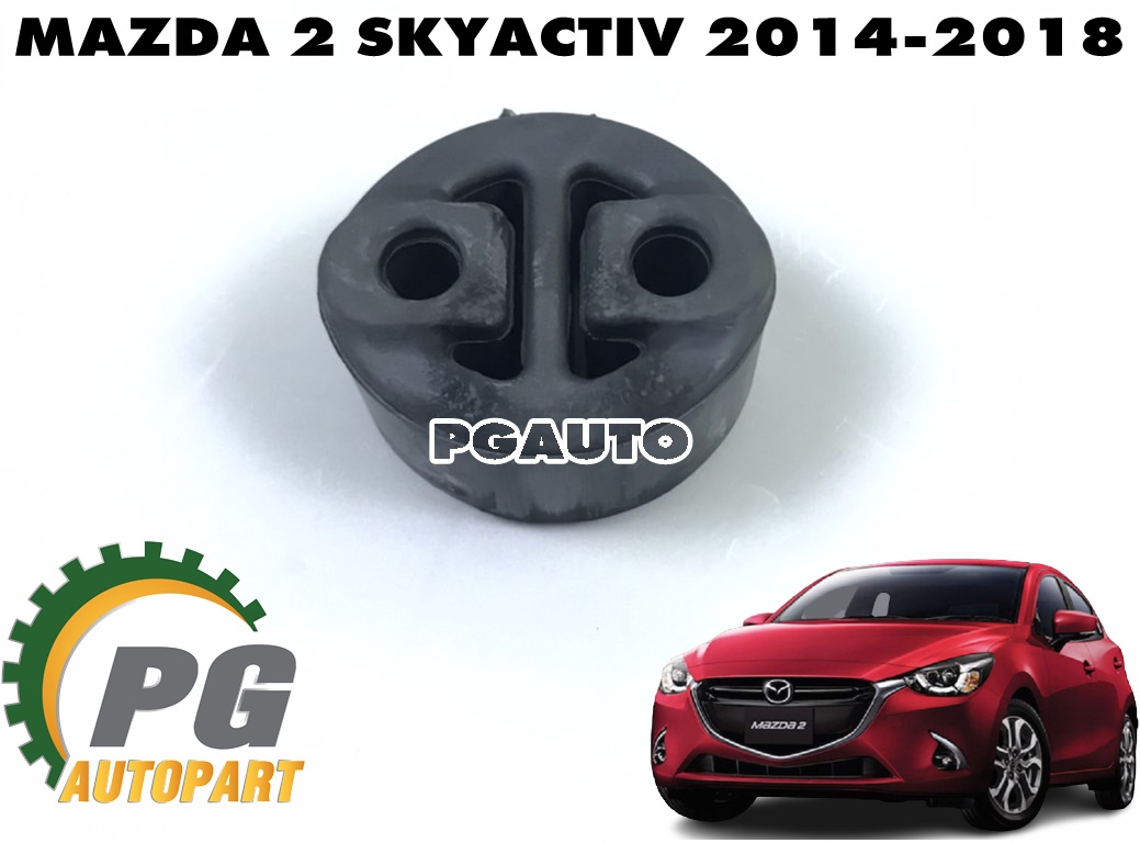 ยางคิ้วท่อไอเสีย(ท่อนปลาย) MAZDA 2 SKYACTIV ปี 2014-2018 (1 ชิ้น) แท้ / รูปจริง