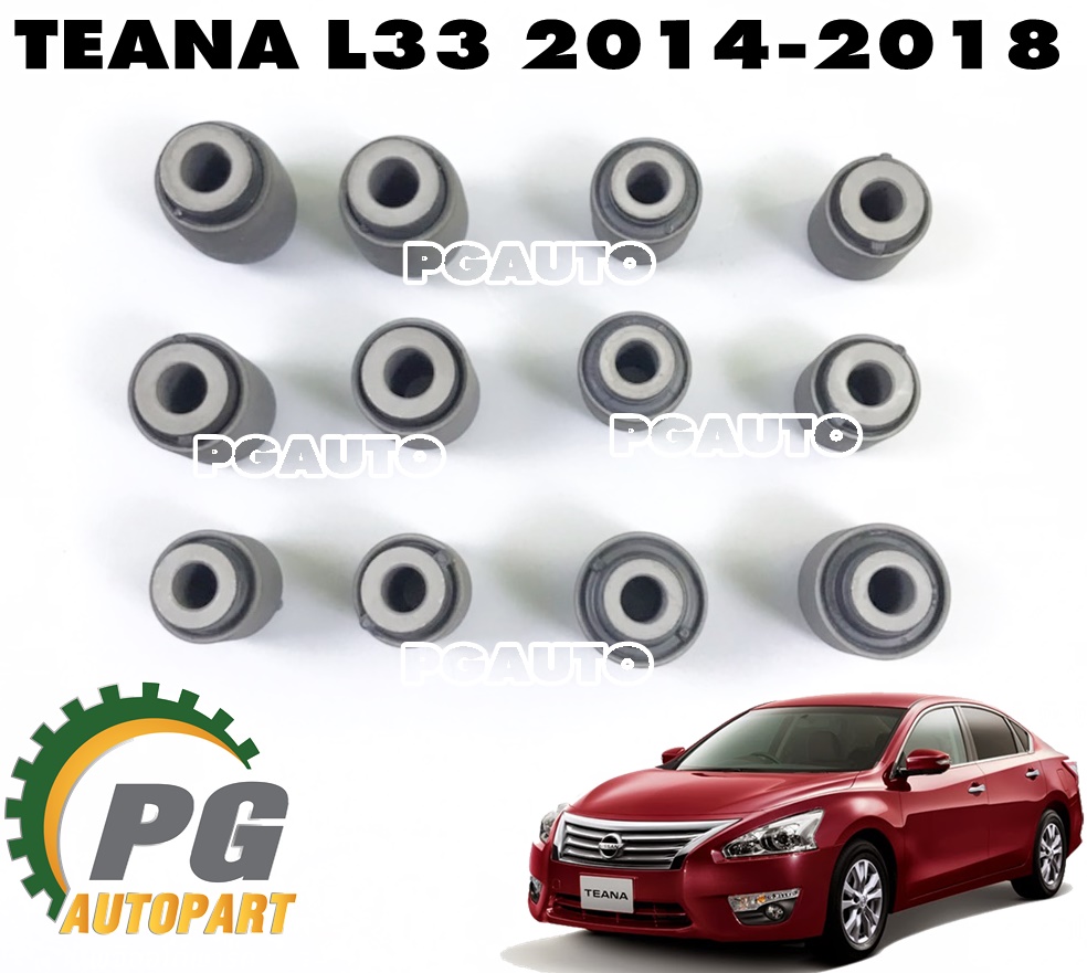 ชุดบู๊ชคานหลัง NISSAN TEANA L33 2.0/2.5 L ปี 2014-2018 (1ชุด = 12 =ชิ้น) เทียบ / รูปจริง