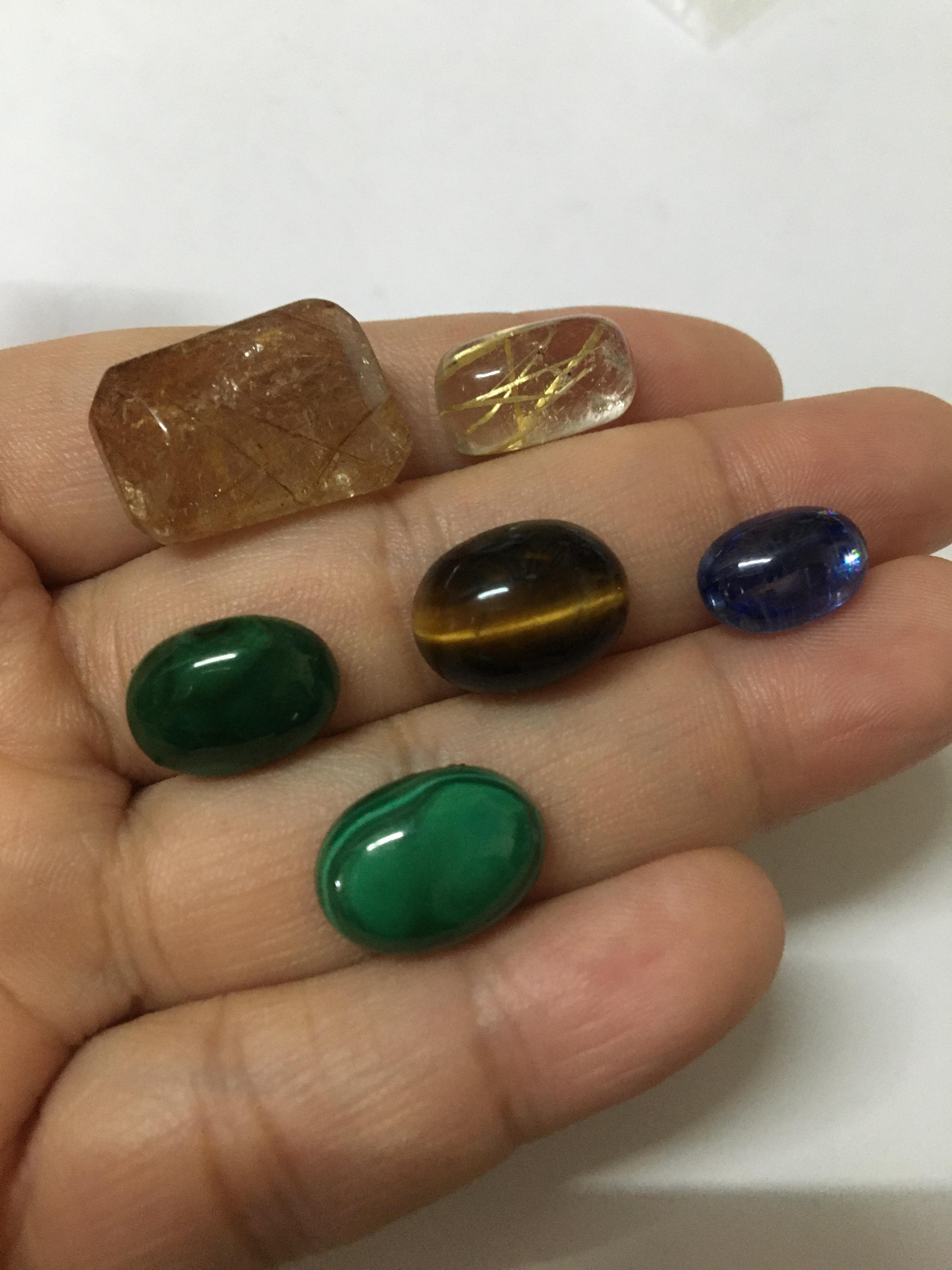 (พลอยแท้ เริ่มต้น 190 บาท)ไหมทอง ไหมนาค มาลาไคต์ ไคยาไนต์ ไทเกอร์อาย แวะชมก่อนจ้า ไม่พอใจยินดีคืนเงินค่ะ