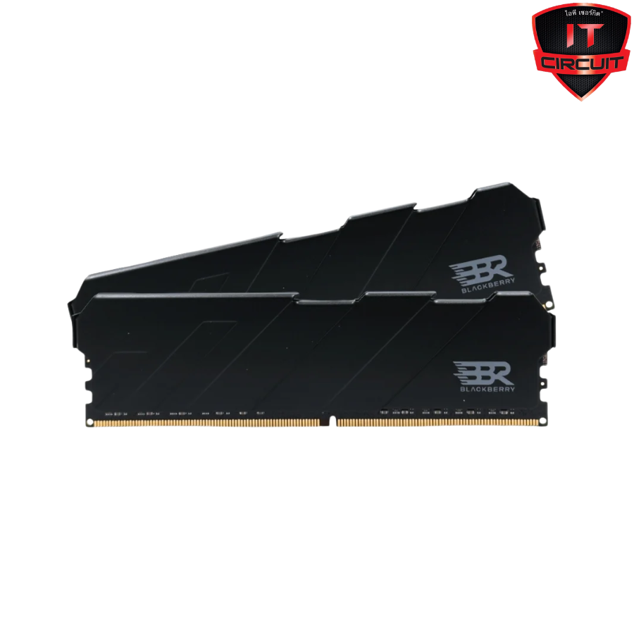 RAM (แรม) DDR4(3200) 32GB (16GBx2) BLACKBERRY 3200 PRO SERIES BLACK