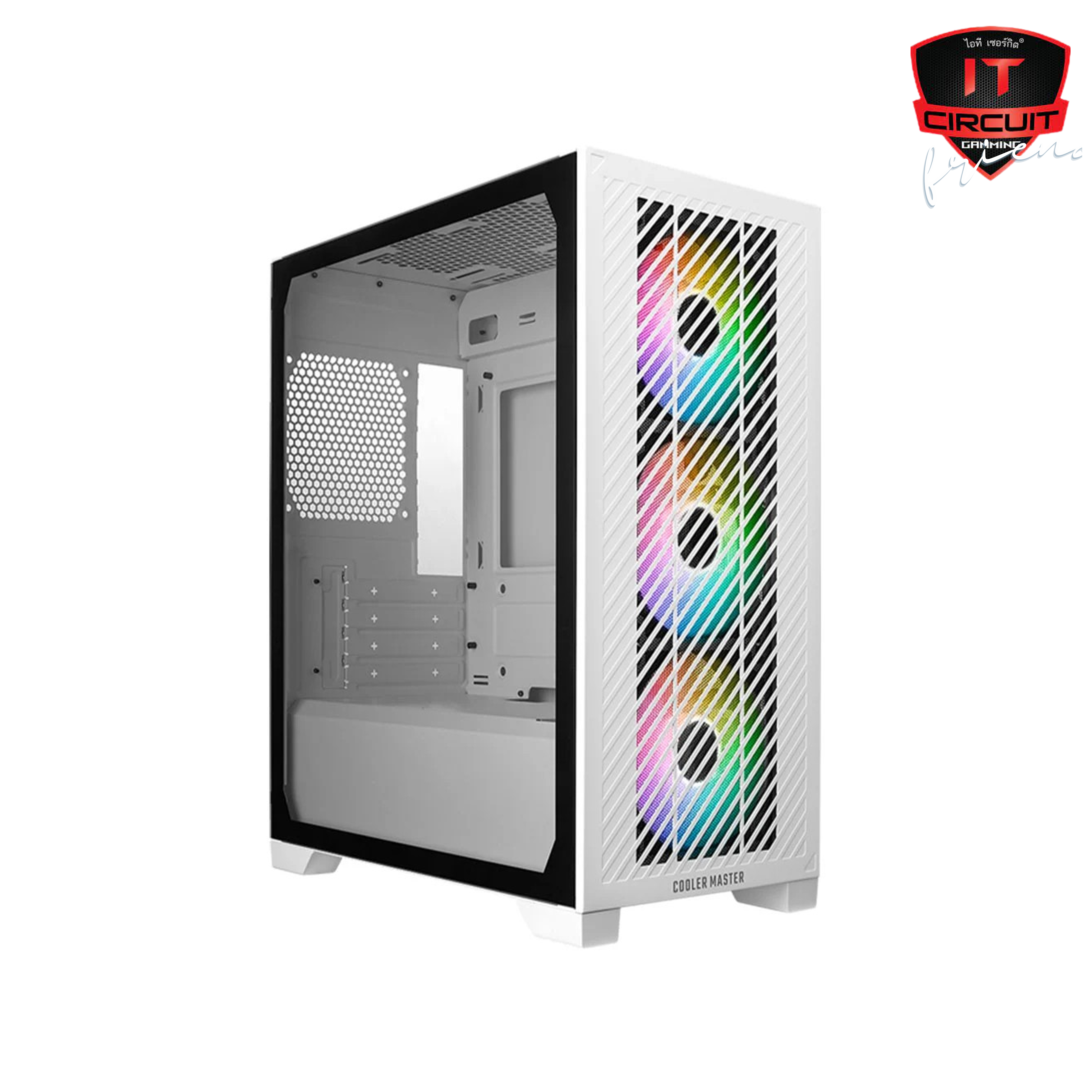 CASE (เคส) COOLER MASTER ELITE 301 (E301-WGNN-S00) WHITE (M-ATX)
