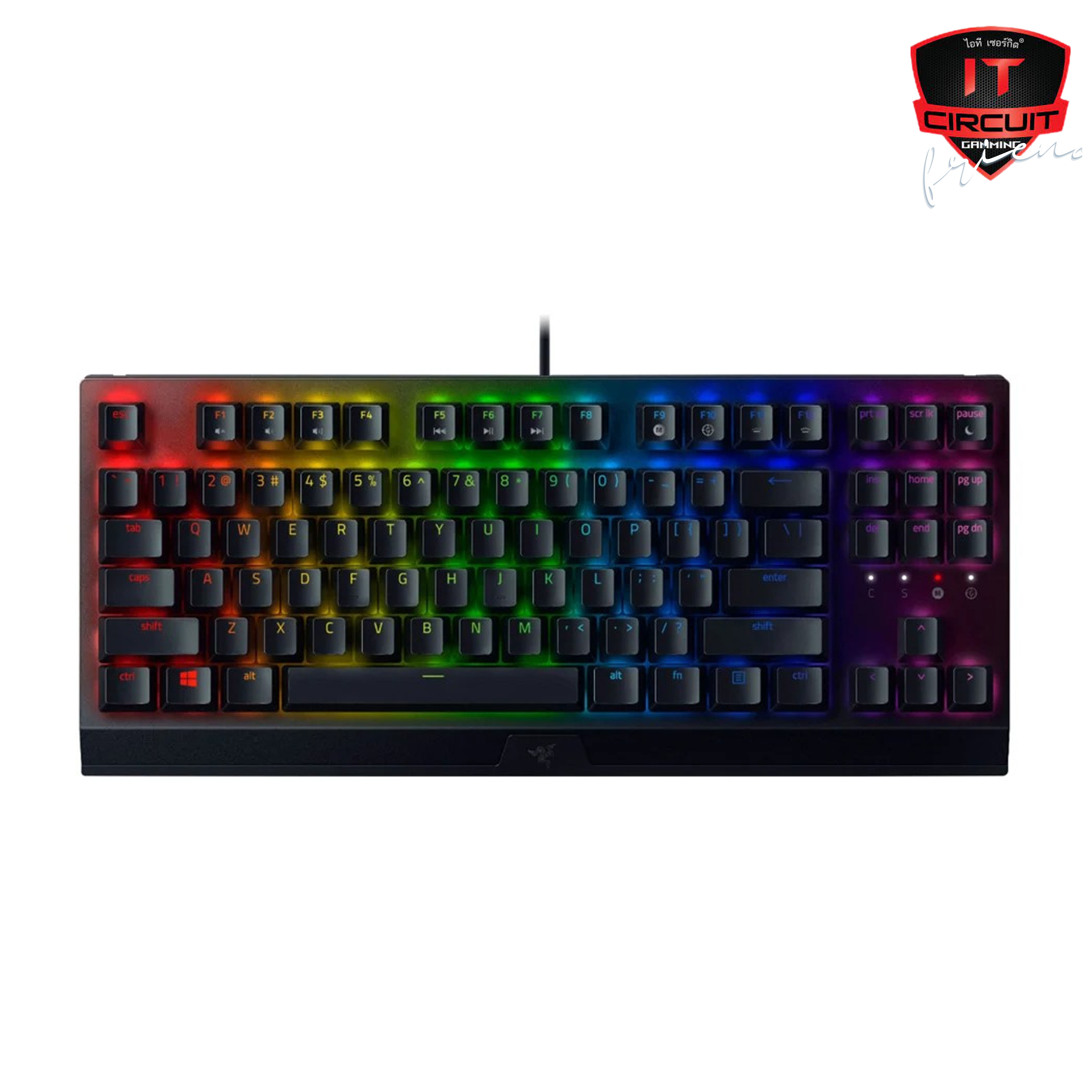 KEYBOARD (คีย์บอร์ด) RAZER BLACKWIDOW V3 TKL - GREEN-SWITCH