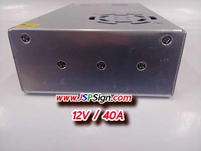 แหล่งจ่ายไฟ Switching Power Supply12V 40A ขายส่ง 2 ชิ้น