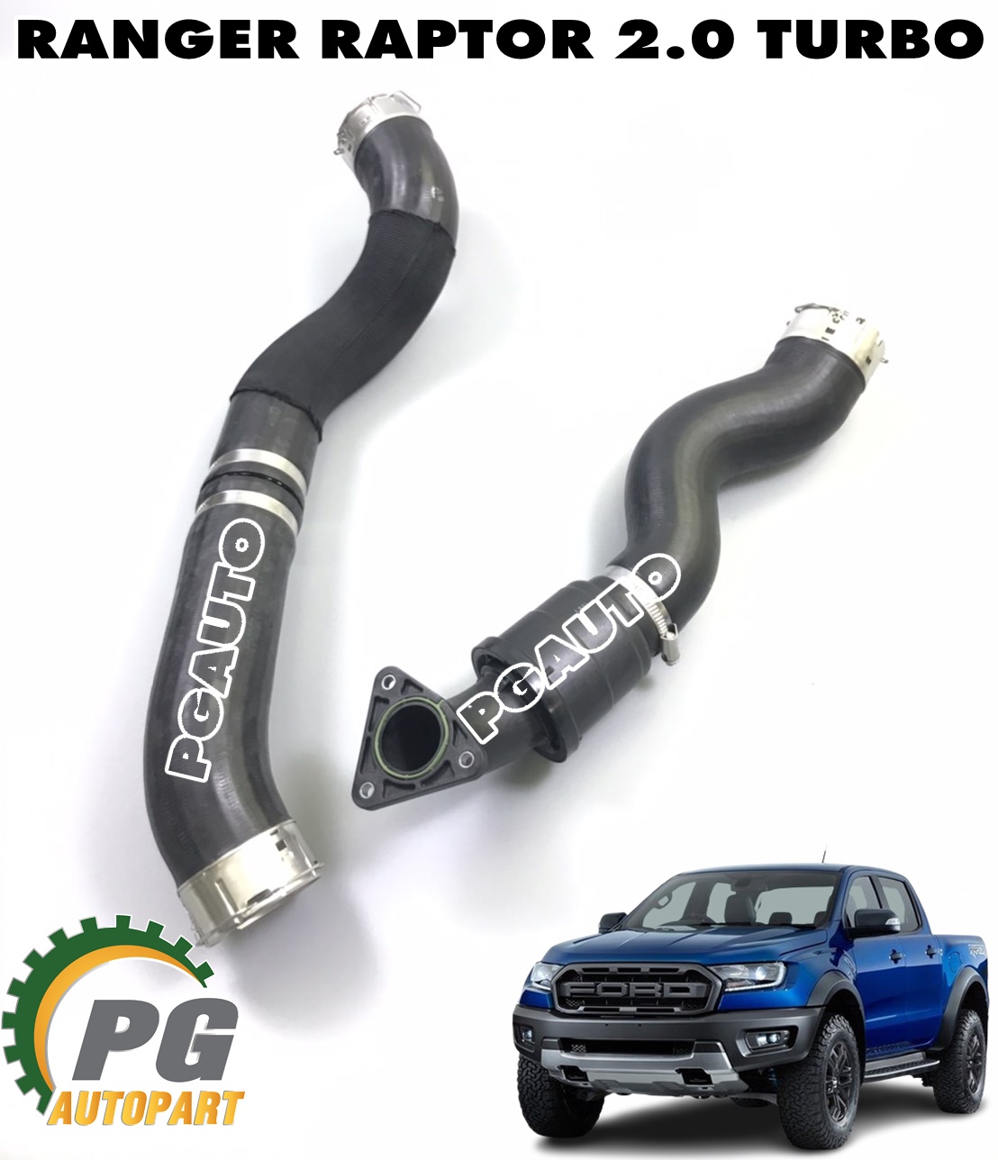 ชุดท่ออินเตอร์ LH-RH FORD RANGER RAPTOR(AT) 2.0 ลิตร(ดีเซล-4สูบ) ปี 2018-2022 (1ชุด) แท้ / รูปจริง