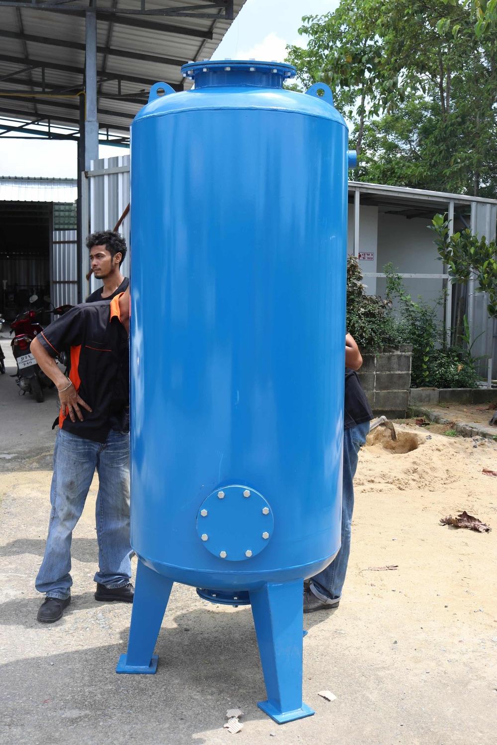 ถังกรองเหล็กขนาด64นิ้วสำหรับกรองน้ำบาดาล