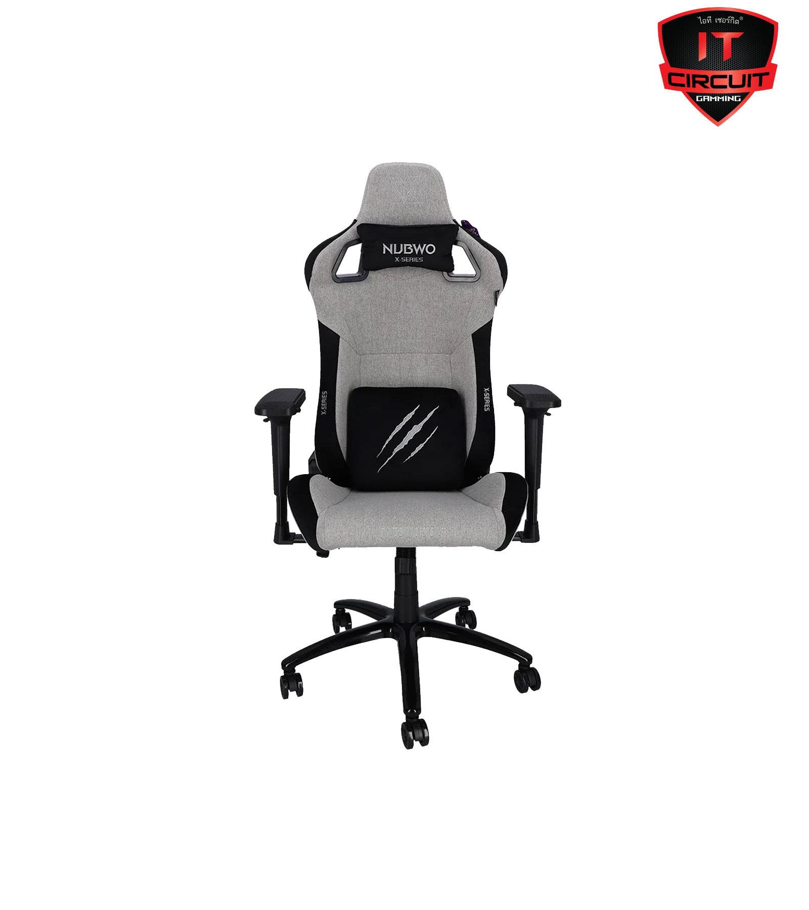 GAMING CHAIR (เก้าอี้เกมมิ่ง) NUBWO X SERIES X116 (NBCH-X116) (GRAY)
